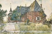 Carl Larsson The Old Church at Sundborn oil on canvas